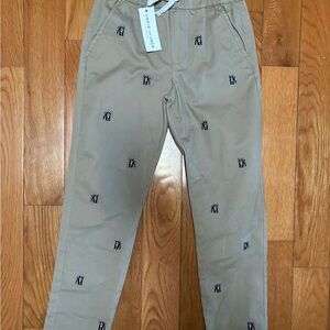 Janie and Jack Beige Boys Pants